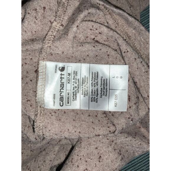 Carhartt Purple Speckled Short Sleeve Pocket Tee - L - Picture 4 of 4